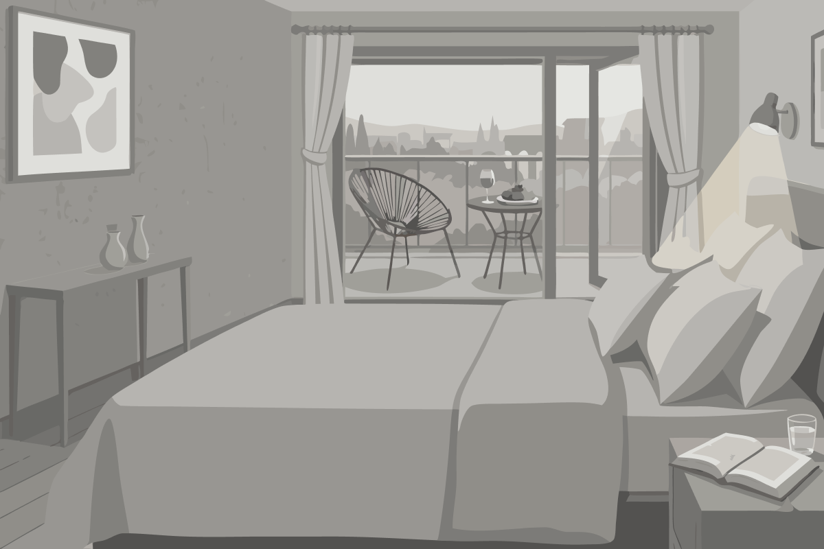 Habitación Doble Superior con sofá